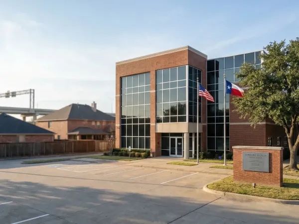 Professional law office consultation room in an Arlington, TX legal practice serving personal injury and immigration clients