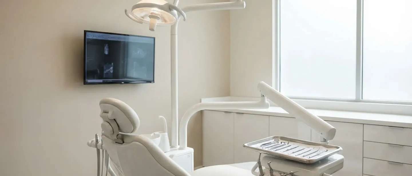 Professional dental treatment room for dental services in Bakersfield, CA