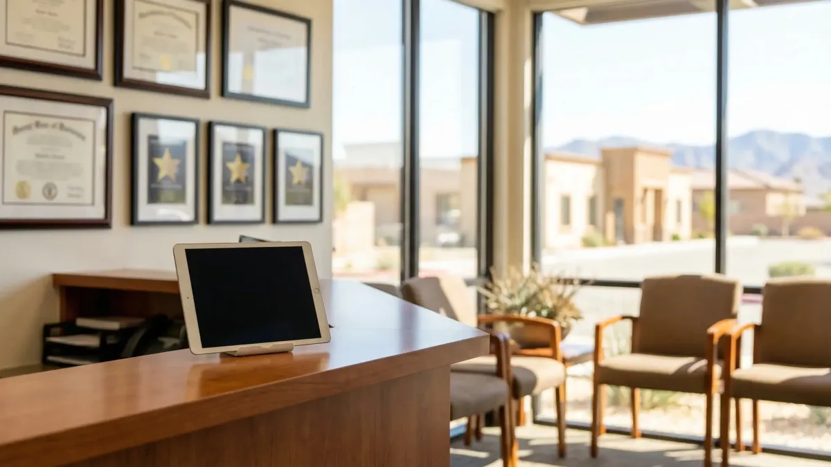 Professional dental treatment room for dental services in Bakersfield, CA