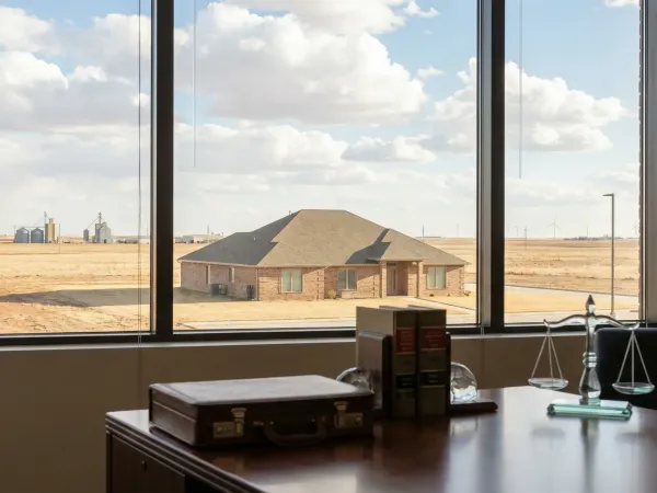 Professional law office consultation room for personal injury attorneys in Amarillo, TX