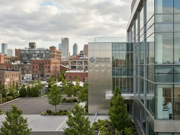 Life sciences researcher working in a GMP-compliant analytical laboratory in Newark, NJ